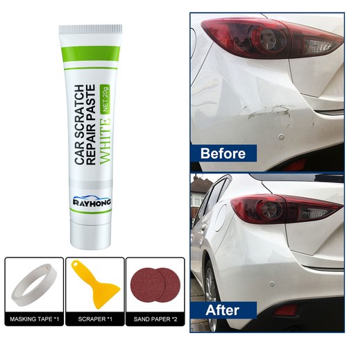 White car body - filler, putty