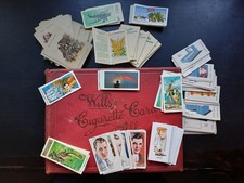 WILLS CIGARETTE CARD ALBUM - 200 CARDS + 140 MIXED + 130 BROOKE BOND
