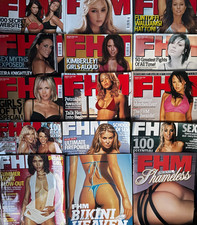 FHM magazine UK bundle lot x13