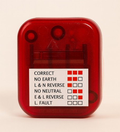 Plug mains tester - plug-in,