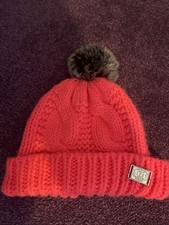 Lipsy Bright Pink Bobble Hat