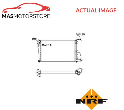 Engine cooling radiator - radiator, nrf