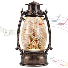 Christmas snow globe lantern - christmas,