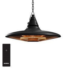 Senelux IP65 Hanging Patio Heater 360° Outdoor Ceiling Infrared w/ Remote