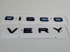 Original Land Rover Discovery Sport 5 Bonnet badge lettering badges Gloss Black