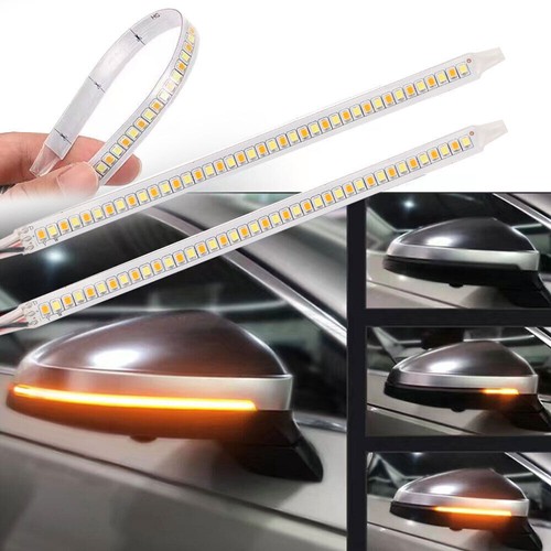 18cm led car side mirror - 2x,