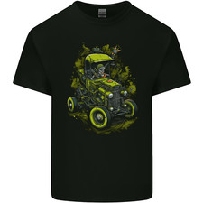 Zombie Hot Rod Halloween Horror Mens Light Cotton T-Shirt