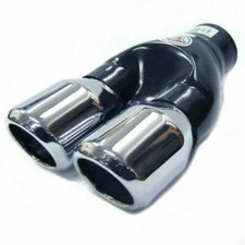 Twin Exhaust Tip Trim Pipe