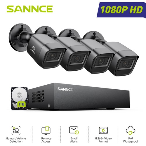 Sannce 1080p 8ch cctv camera - 1080p,