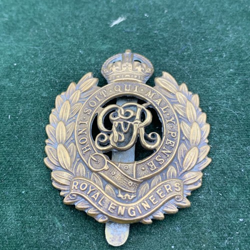 Royal engineers brass cap - engineers,