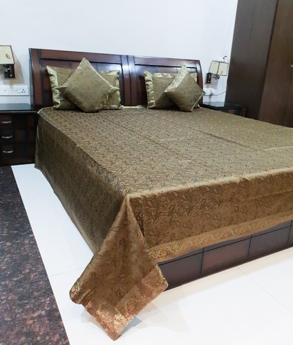 Banarasi bed cushion pillow - banarasi,