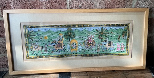 Framed vintage mughal - framed,