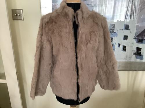 Coney fur short jacket zip - coney,