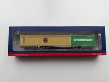 Bachmann 38-628B BR FFA Inner Flat BR Blue (TOPS), 20ft & 40ft ISO Containers