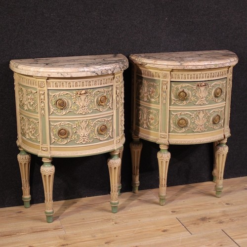 Italian lacquered night - , stands