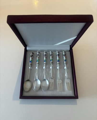 Vintage silver plated dessert - vintage, silver-plated