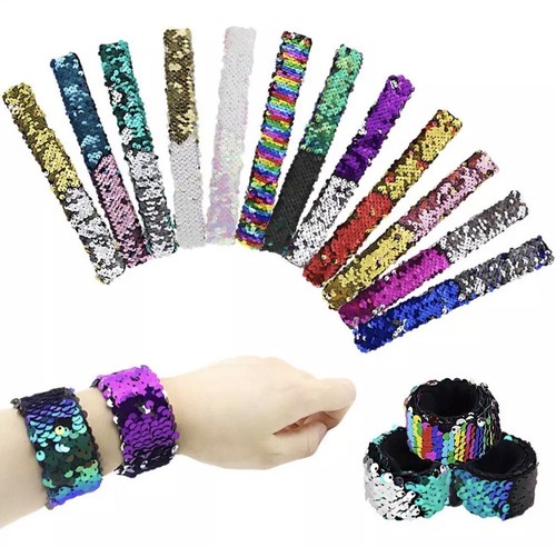 Pcs slap bracelets double - 10,