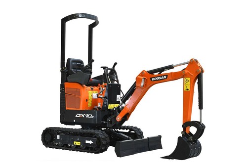 Mini digger and driver hire - and,