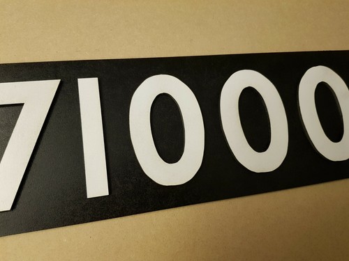 Smoke box door replica number - box,