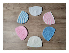 *New* Handmade crochet, knitted baby hat, premie, newborn, baby, doll, reborn