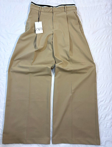 Zara men beige pleated - beige,