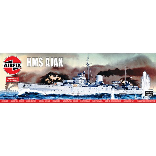 Airfix 600 scale hms ajax - hms,