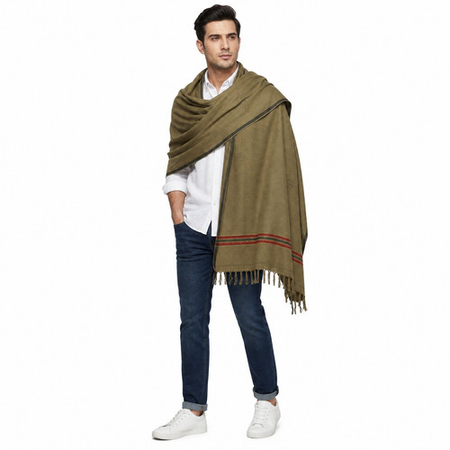 Mens cashmere feel shawl scarf - mens,
