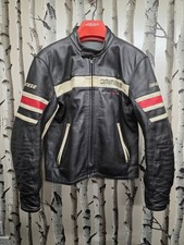 Dainese HF D1  Blue Leather Jacket -  EU52 - Thermal Liner 