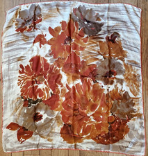Vintage 100% Silk Scarf London