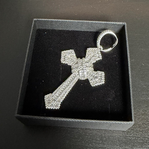 925 silver cross pendant - cross,