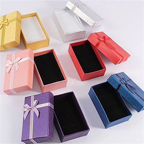 Colorful bowknot jewelry box - colorful,