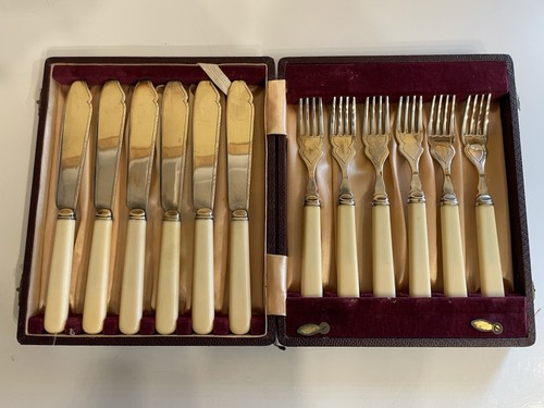 Vintage epns fish knife - epns,