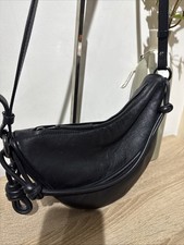 Half Moon Leather Slouchy