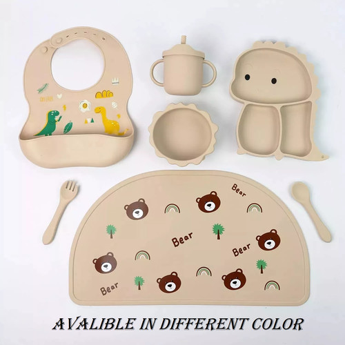 Pieces silicone baby feeding - 7,