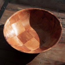 Woven Wood 30cm Round Fruit