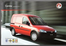 Vauxhall Combo Van 2010-2011 UK Market Sales Brochure Expression SE Crew Van