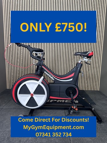 Wattbike trainer with model - model, b