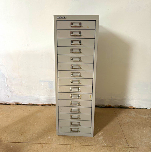 Bisley grey metal multidrawer - grey,