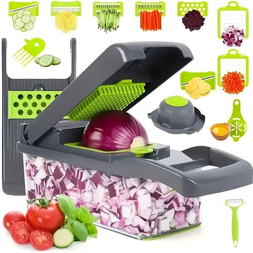 Vegetable chopper - 16-in-1,