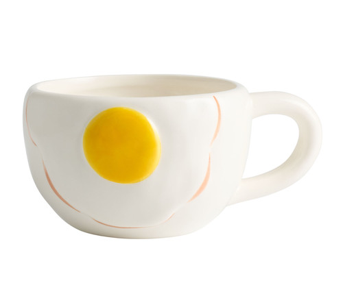 Fried egg ceramic mug - egg,