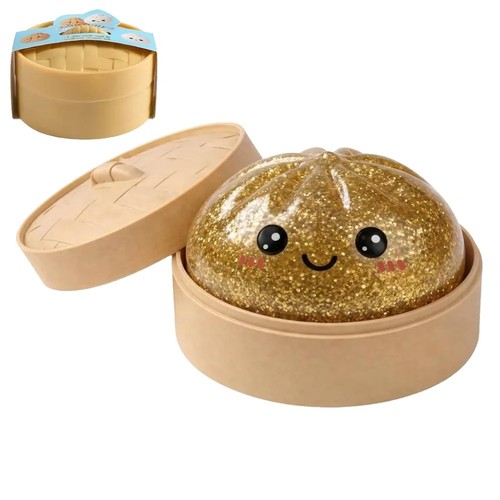 Large glitter dumpling squishy - glitter,