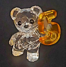 SWAROVSKI CRYSTAL  KRIS BEAR – NUMBER 5 / FIVE - (2015 - 2017) - 5108727 - Mint