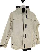 Alpine Snowsport Ski Jacket and Trousers Set Ivory Breathable Waterproof - Size 
