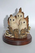 Border Fine Arts Owl Chicks Owlets from the Pets With Personality Collection