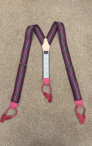 Albert thurston braces - albert, navy