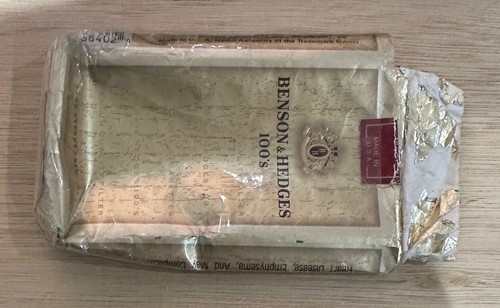 Benson hedges 100 s empty - benson, 100's