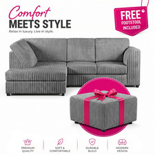 Corner sofa jumbo cord - sofa,