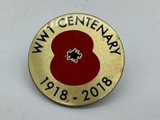 Collectable WW1 Centenary 1918-2018 Enamel Lapel Pin Badge