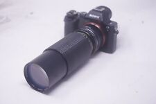 SONY E MOUNT ADAPTED Sunagor 75-300MM Telephoto Zoom LENS +A7 NEX A6000