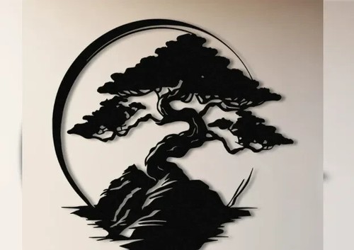 Bonsai tree wall - wall, art